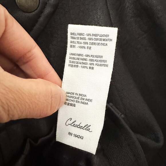 Cleobella Fringe 100% Sheep Genuine Leather Jacket - Picture 6 of 6